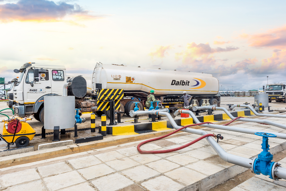 Dépôts de pétrole en Zambie