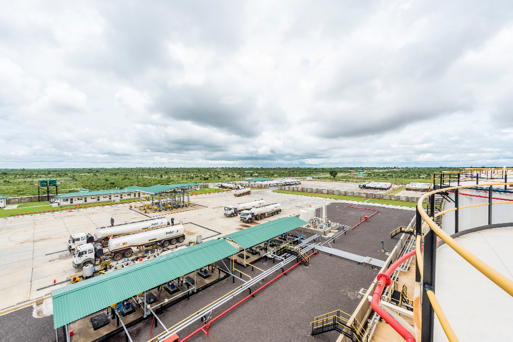 Dépôts de pétrole en Zambie